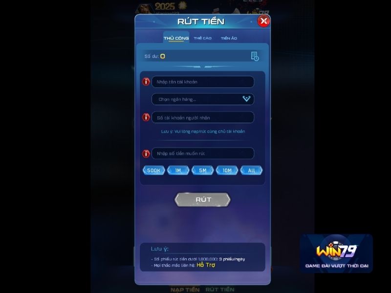Tầm quan trọng của việc rút tiền Win79